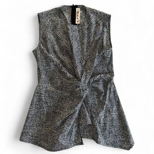 SOLD Marni - 2010s Cotton Twist Top - IT 42